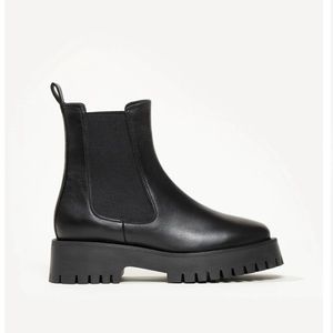 M. Gemi Black Leather Boots